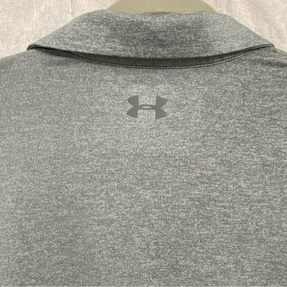 UNDER ARMOUR / Men's The Playoff Polo Loose Fit Gray Size XL - Picture 7 of 9